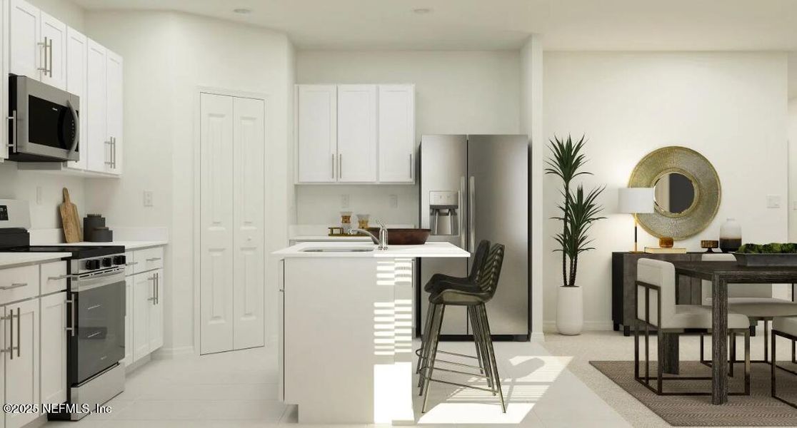 Furnished interior view inside a new home in Kings Preserve, Jacksonville (Image 11). Furnished interior view inside a new home in Kings Preserve, Jacksonville (Image 11).