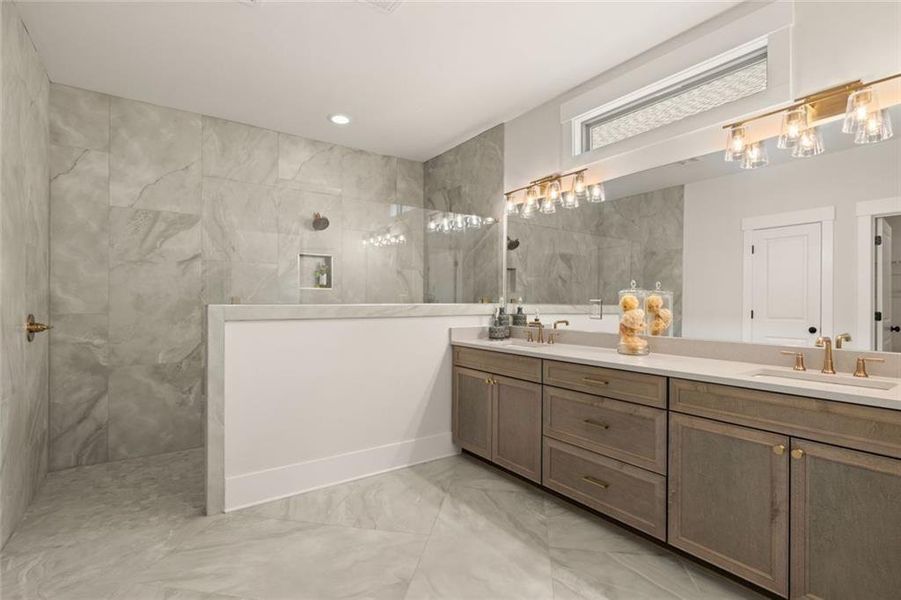 Furnished interior view inside a new home in Soleil Summit Chase, Snellville (Image 13).