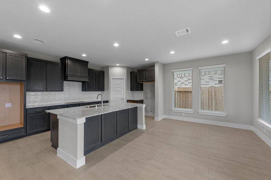 Furnished interior view inside a new home in Morton Creek Ranch, Katy (Image 12).