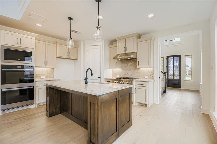Furnished interior view inside a new home in Mosaic 40s, Celina (Image 6).