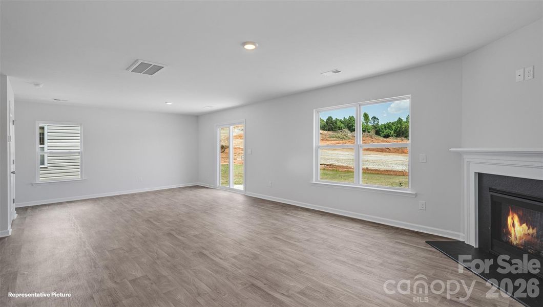 Spacious, unfurnished interior of a new home in The Hamptons at Hickory, Hickory (Image 16). Spacious, unfurnished interior of a new home in The Hamptons at Hickory, Hickory (Image 16).