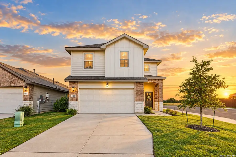 Front exterior of a new home in , Converse, TX, highlighting curb appeal (Image 28). Front exterior of a new home in , Converse, TX, highlighting curb appeal (Image 28).