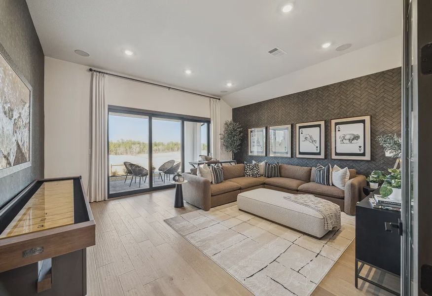 Plan 6029 Game Room - Staged - 8 of 21 Plan 6029 Game Room - Staged - 8 of 21