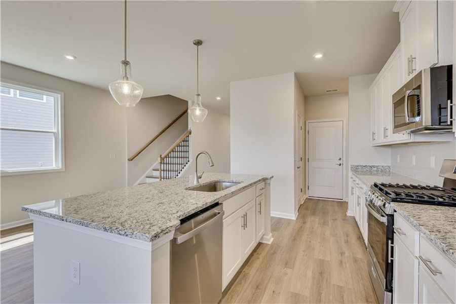 Furnished interior view inside a new home in , Powder Springs (Image 25).