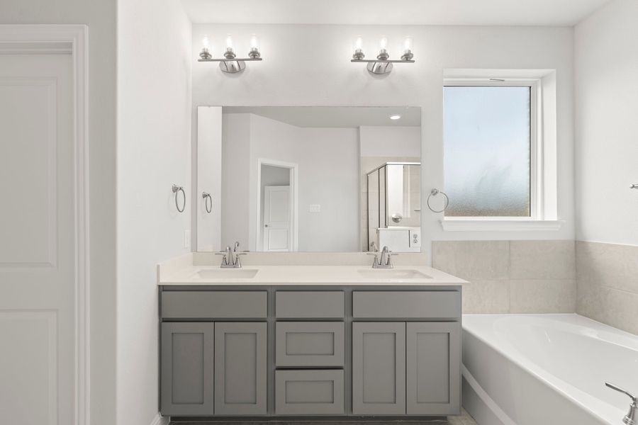 Furnished interior view inside a new home in Creekside, Royse City (Image 11).