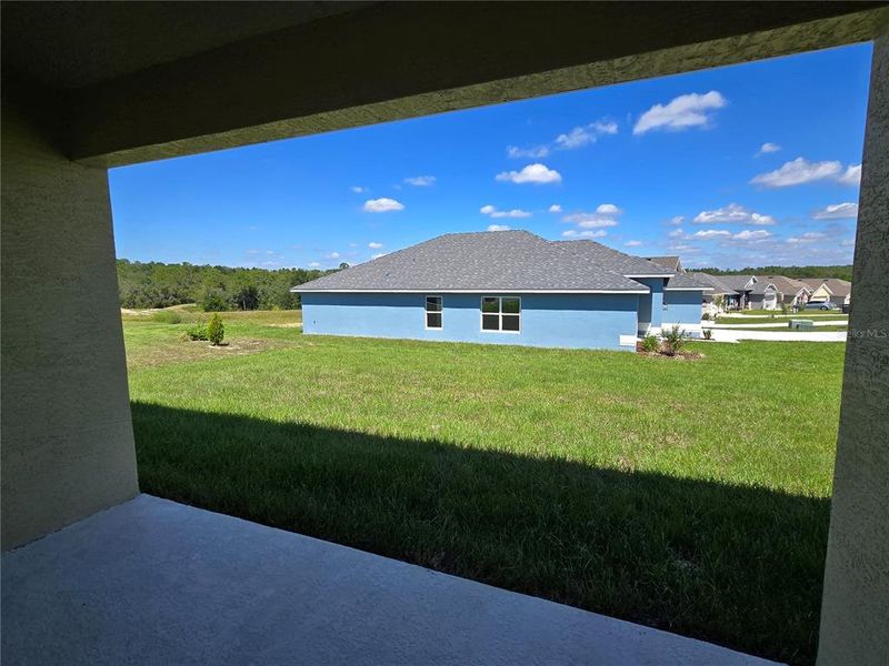 Exterior details and patio area of a home in Twisted Oaks, Beverly Hills (Image 4).