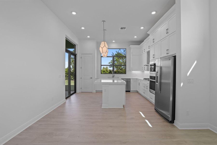 Furnished interior view inside a new home in Cresswind Palm Beach at Westlake, Westlake (Image 20).