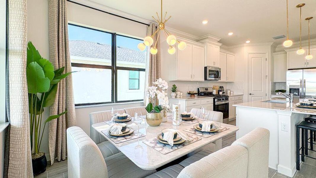 Furnished interior view inside a new home in Glynlea Country Club: The Pinehurst Collection, Port St. Lucie (Image 11).