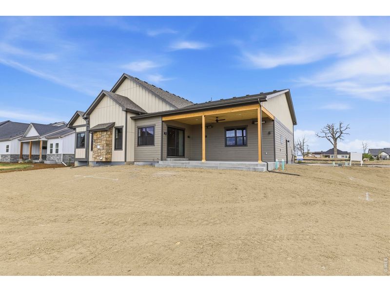 Exterior details and patio area of a home in , Berthoud (Image 4).