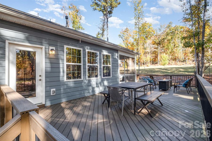 Exterior details and patio area of a home in , Charlotte (Image 29).