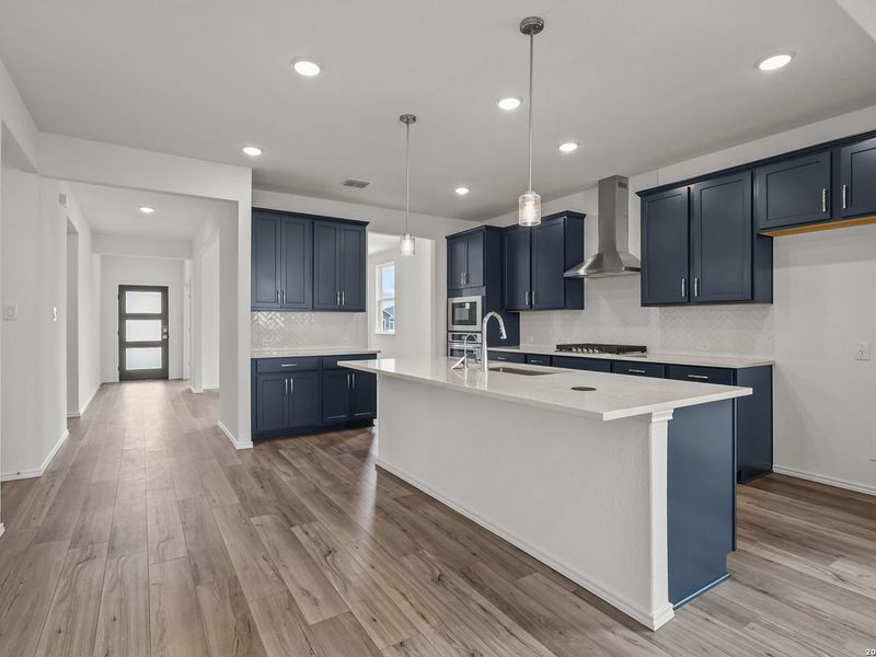 Furnished interior view inside a new home in Hickory Ridge, San Antonio (Image 7).
