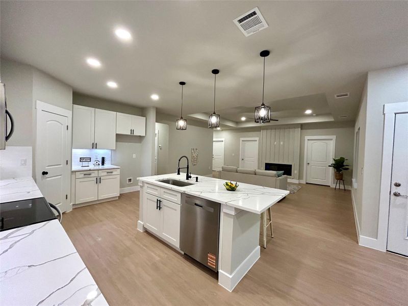 Furnished interior view inside a new home in , Bastrop (Image 6).