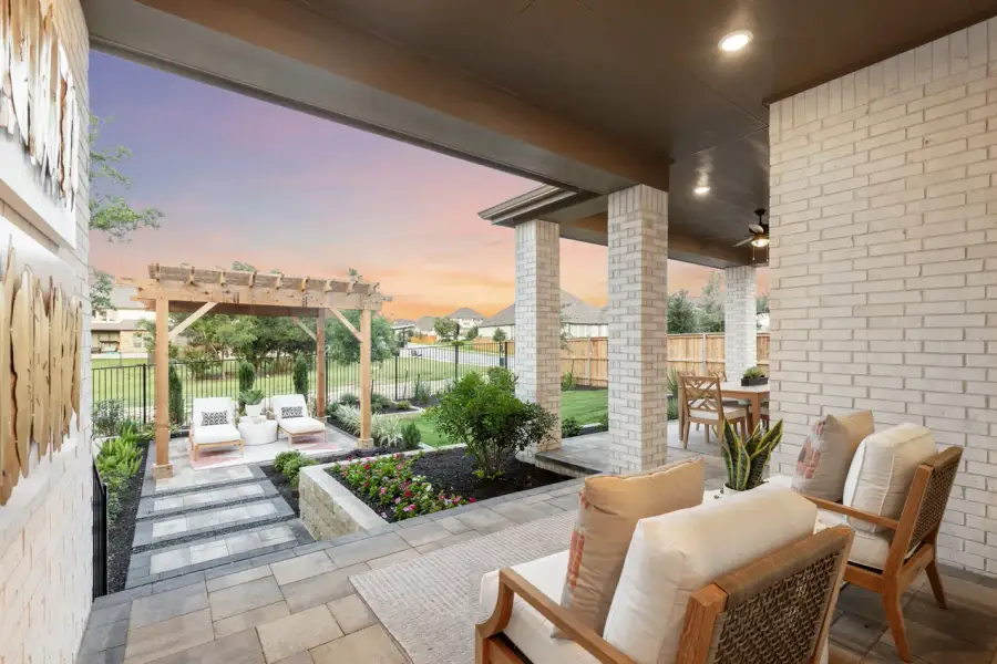Representative Patio - some options shown