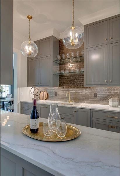 Close-up of interior finishes inside a home in , Canton (Image 21).