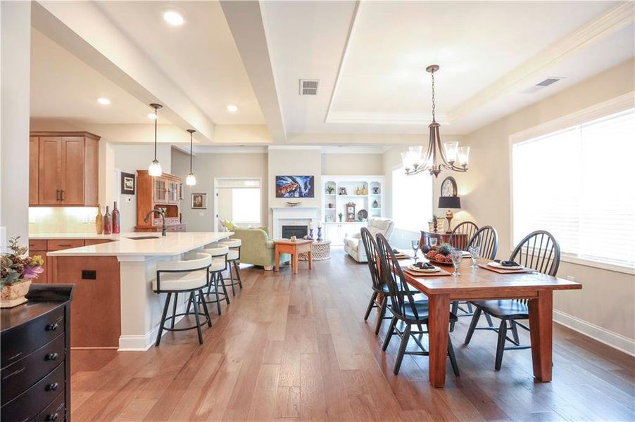 Furnished interior view inside a new home in , Cumming (Image 7). Furnished interior view inside a new home in , Cumming (Image 7).