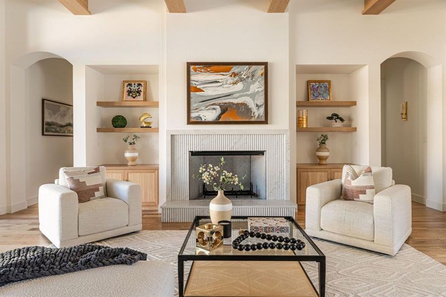 Furnished interior view inside a new home in , Dallas (Image 6).