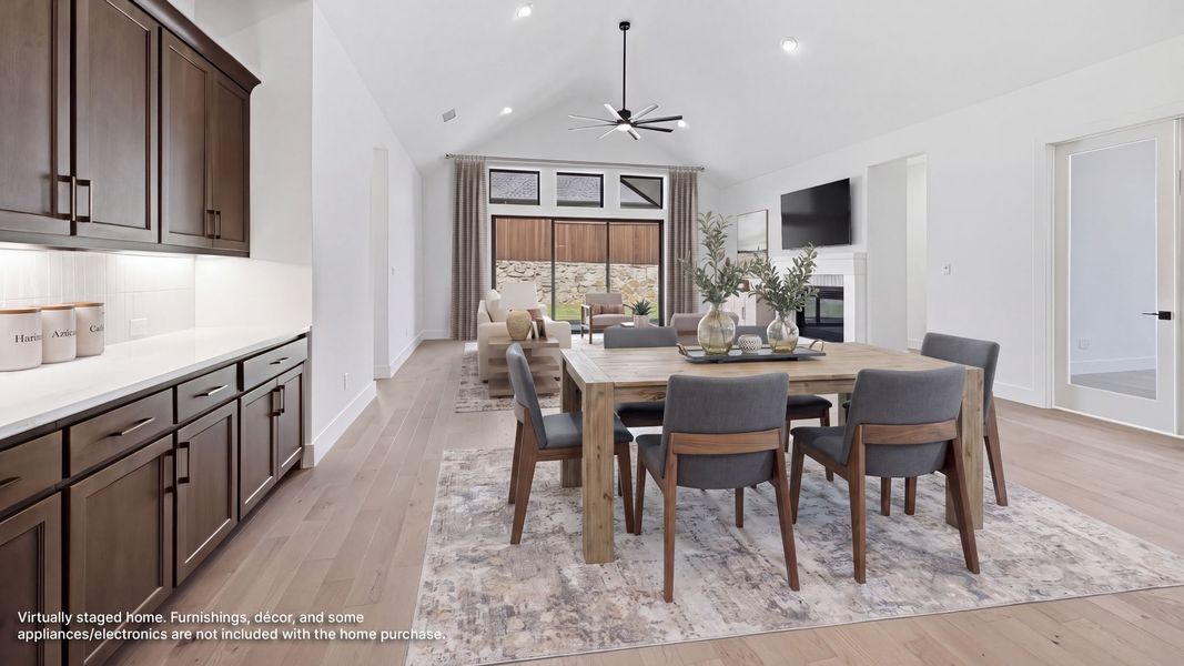 Furnished interior view inside a new home in Terraces, Rockwall (Image 4).