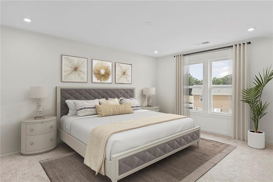 Furnished interior view inside a new home in Sage Woods, Dallas (Image 14).