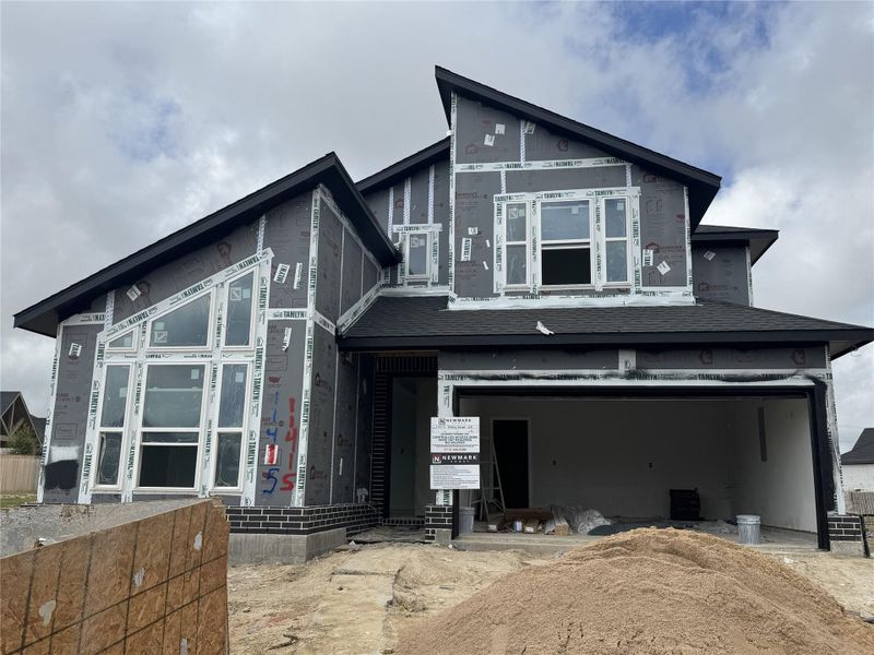 In-progress construction of a new home in Bridgeland 45', 50', 70', Cypress, TX (Image 6).