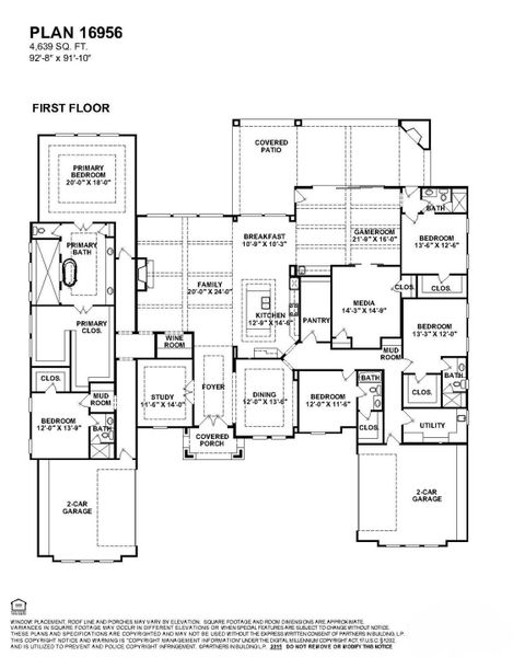2D floor plan layout of this home in Sienna, Missouri City, TX (Image 2). 2D floor plan layout of this home in Sienna, Missouri City, TX (Image 2).
