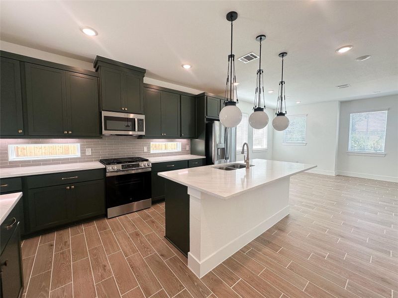 Furnished interior view inside a new home in Sienna, Missouri City (Image 15). Furnished interior view inside a new home in Sienna, Missouri City (Image 15).