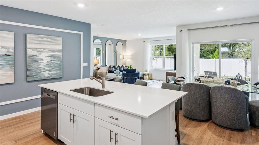 Furnished interior view inside a new home in Oak Leaf Preserve, New Smyrna Beach (Image 6).