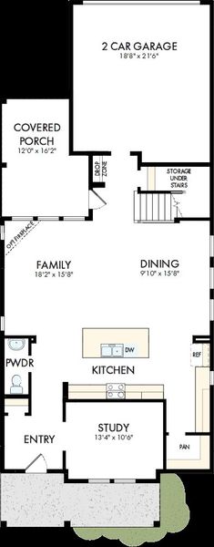 2D floor plan layout of this home in Elyson - Grove Row Collection, Katy, TX (Image 2). 2D floor plan layout of this home in Elyson - Grove Row Collection, Katy, TX (Image 2).