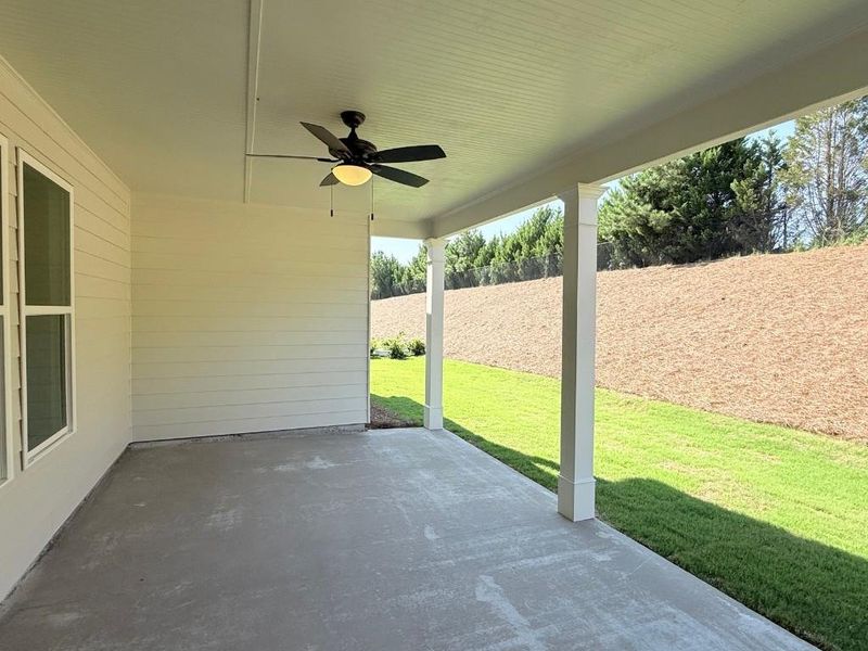 Exterior details and patio area of a home in Sutton’s Landing, Statham (Image 3).
