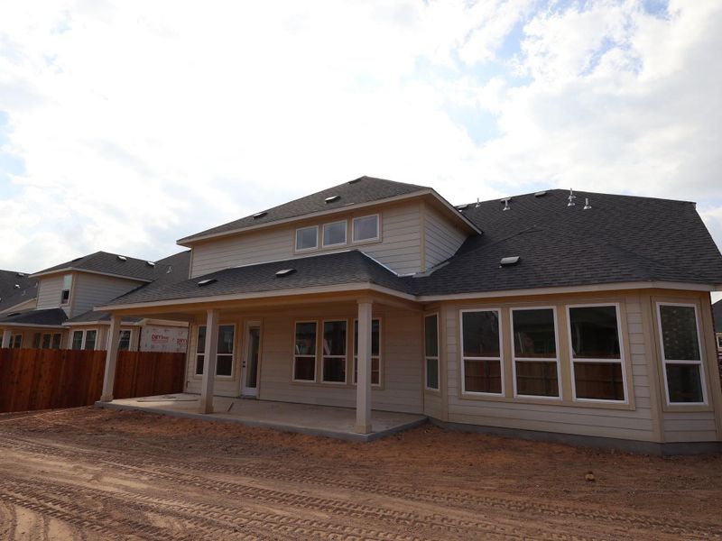 In-progress construction of a new home in Barksdale, Leander, TX (Image 16).