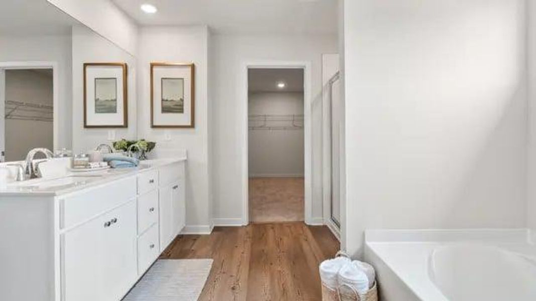 Furnished interior view inside a new home in Belleview Manor, Fairburn (Image 14).