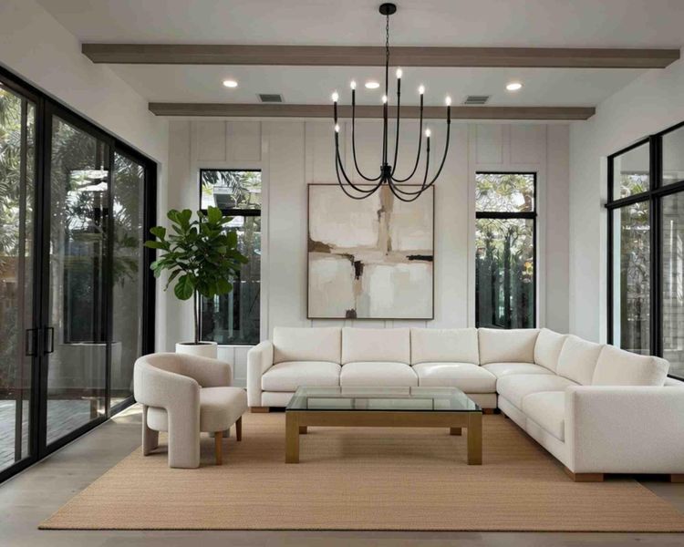 Virtually Staged. Photo has been digitally enhanced with furniture and décor for illustrative purposes only.