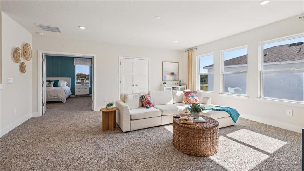 Furnished interior view inside a new home in Briarwood, Alachua (Image 22).