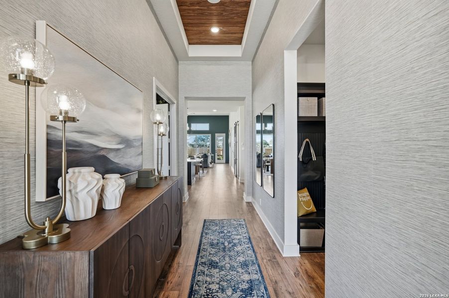Furnished interior view inside a new home in Stillwater Ranch, San Antonio (Image 35).
