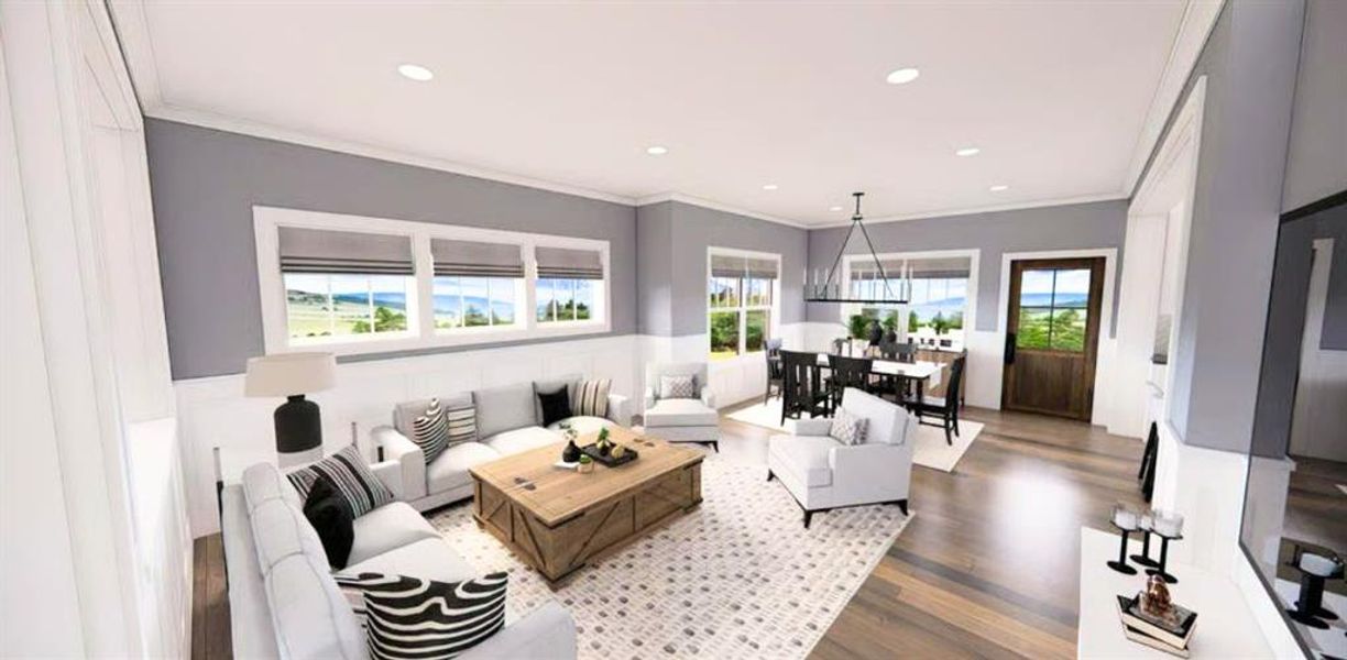 Furnished interior view inside a new home in , Douglasville (Image 8).