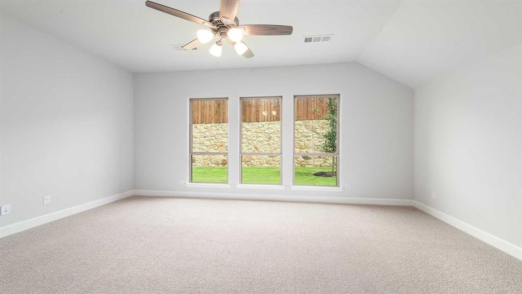 Spacious, unfurnished interior of a new home in The Heights At Uptown Celina 50', Celina (Image 16).