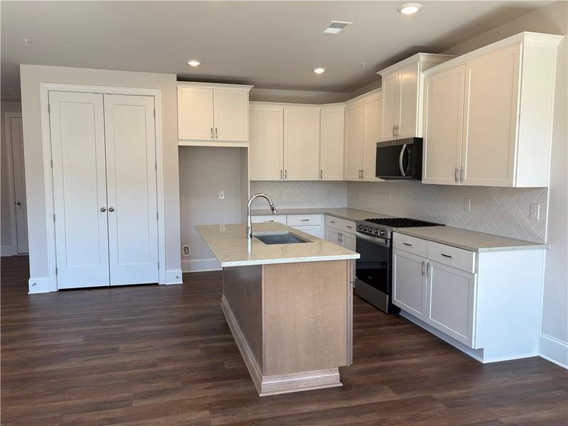 Furnished interior view inside a new home in , Marietta (Image 2).