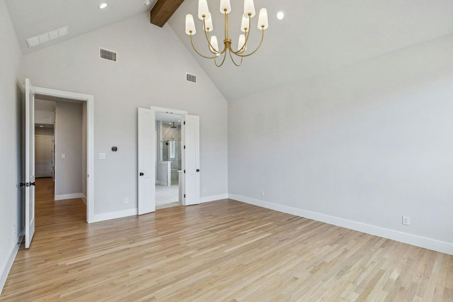 Spacious, unfurnished interior of a new home in The Vines, Haslet (Image 29).
