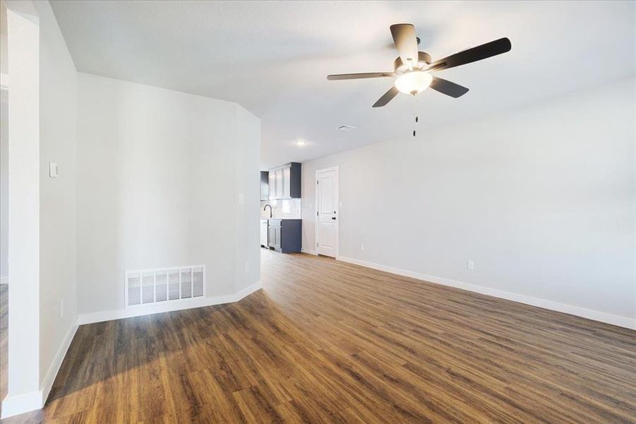 Spacious, unfurnished interior of a new home in Miller Street Cottages, Denison (Image 21).