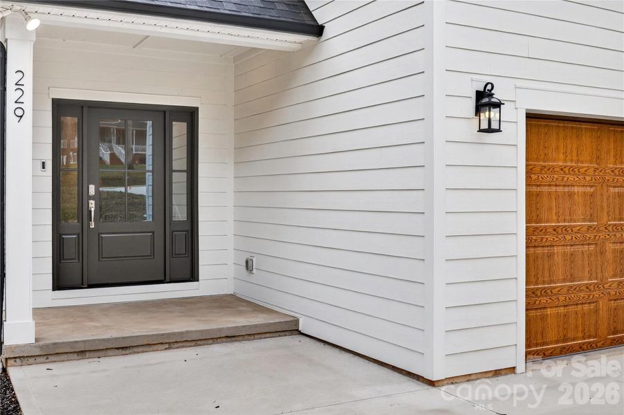 Exterior details and patio area of a home in , Troutman (Image 18).