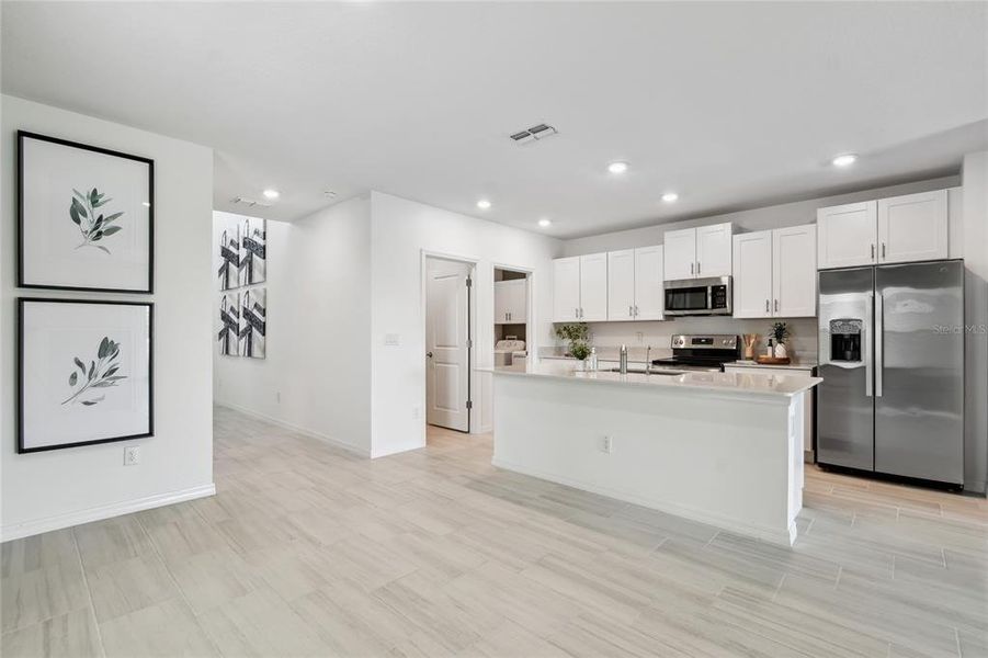 Furnished interior view inside a new home in , San Antonio (Image 25).