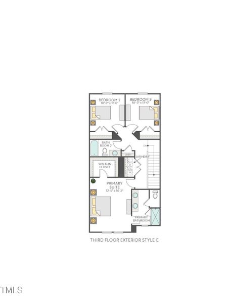 Twinleaf Townes - Plan 1 - Holden - 2105