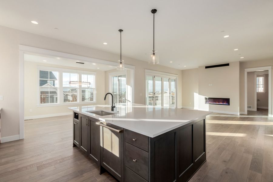 Representative furnished interior of a home built from the Luxe by Scott Felder Homes in Westerly, Erie (Image 8).