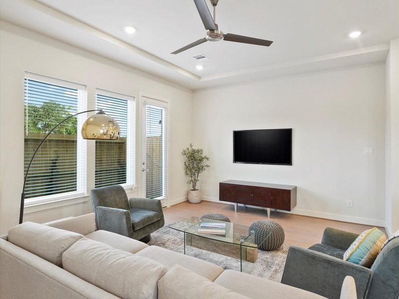 Furnished interior view inside a new home in , Houston (Image 7).