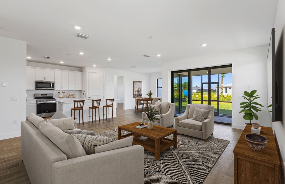 Furnished interior view inside a new home in Terreno, Naples (Image 10).