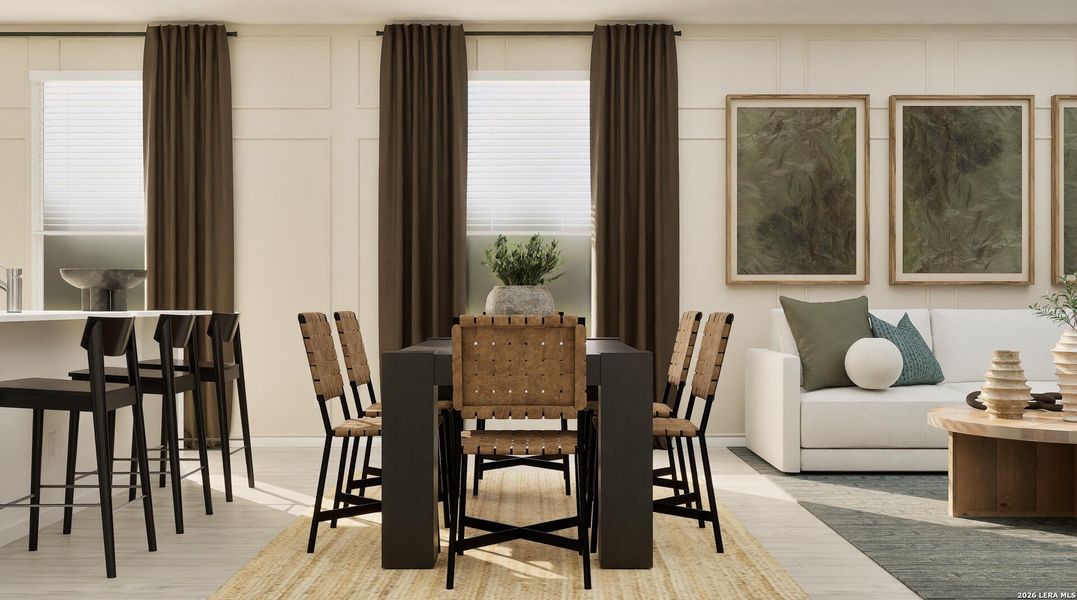 Furnished interior view inside a new home in Juniper Ranch, Spring Branch (Image 13). Furnished interior view inside a new home in Juniper Ranch, Spring Branch (Image 13).