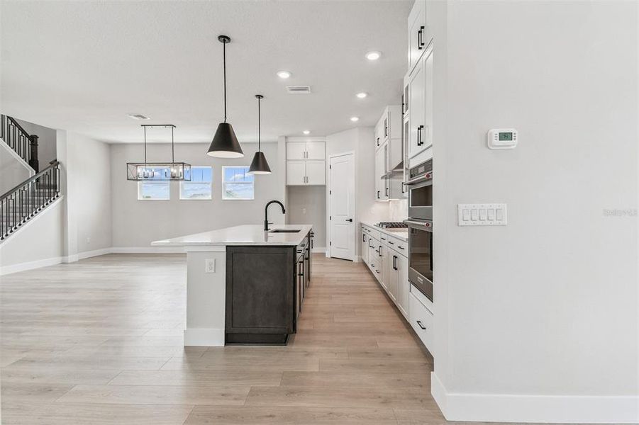 Furnished interior view inside a new home in Emerald Landing at Waterside at Lakewood Ranch – Cottage Series, Sarasota (Image 11).