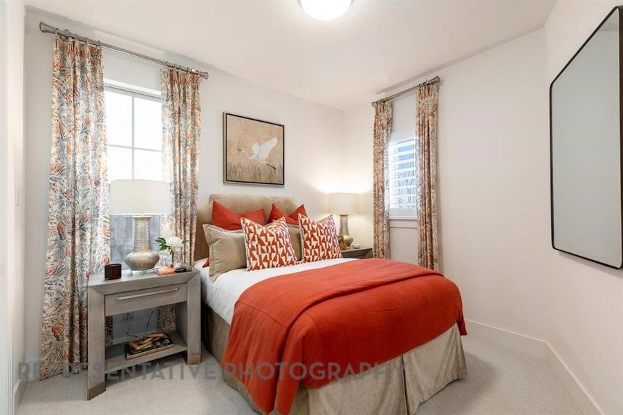 Furnished interior view inside a new home in Mosaic: 40ft. lots, Celina (Image 8).