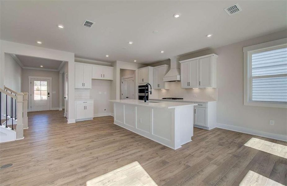 Furnished interior view inside a new home in The Paddocks at Doc Hughes, Buford (Image 12).