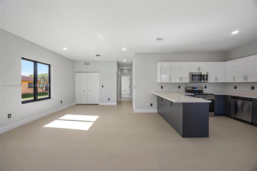 Furnished interior view inside a new home in , Hallandale Beach (Image 8).