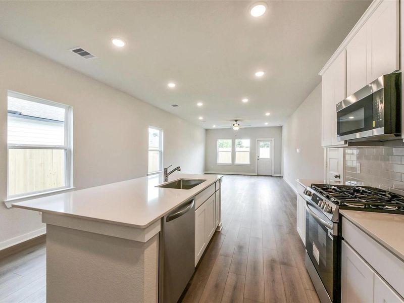 Furnished interior view inside a new home in The Villages at WestPointe, Dayton (Image 10).